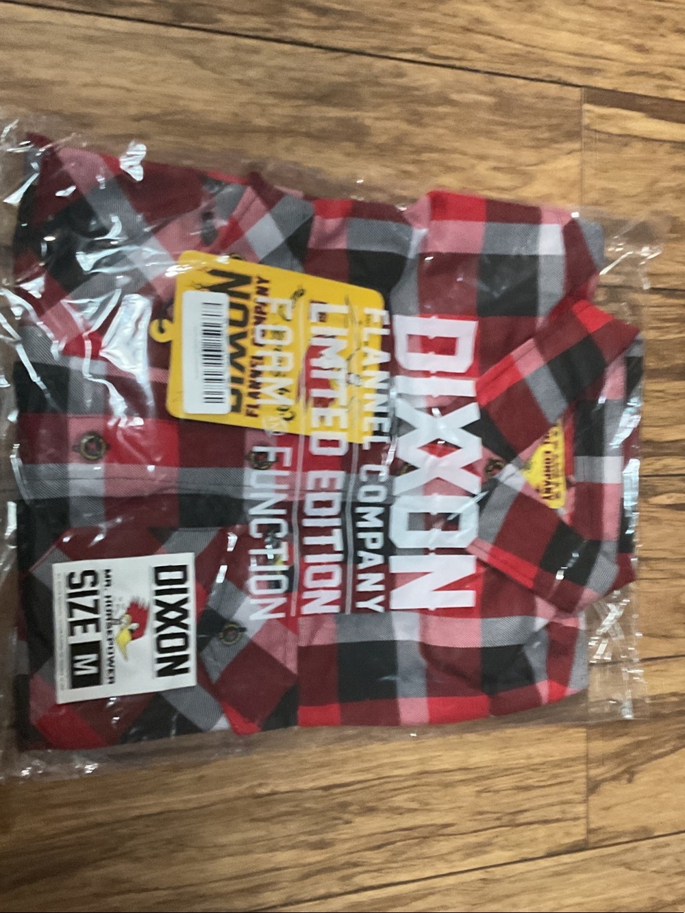 DIXXON Red Black Gray Plaid Button-Down Shirt - Men's